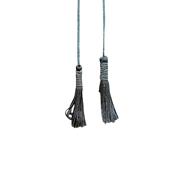 Joie long sleeve silk mini dress sheer Purple/Pink/navy dress tassel tie small - Picture 9 of 11